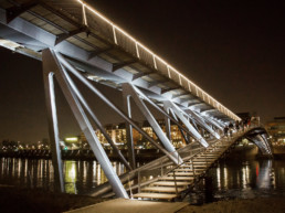 FOOTBRIDGE OVER THE RHONE